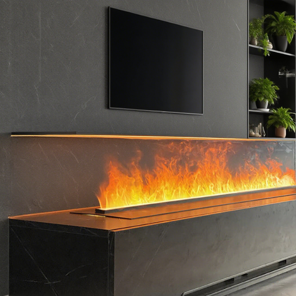 Amberal | Cheminée électrique décorative Insert à vapeur d’eau 3D 1200mm