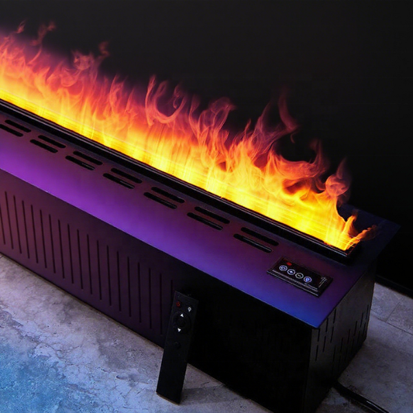 Amberal | Cheminée électrique décorative Insert à vapeur d’eau 3D 1200mm